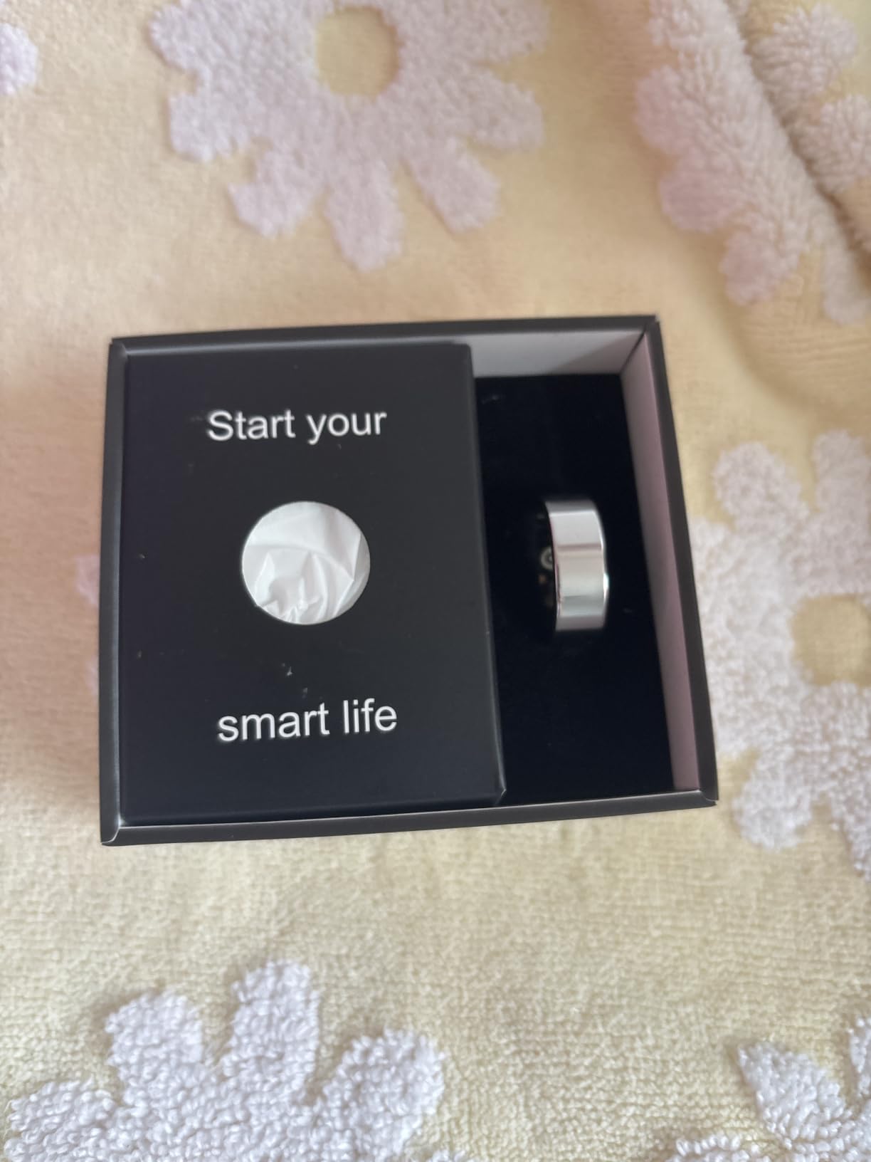 Women Men Smart Ring Health Tracker, Sleep Exercise Health Monitoring Wearable Device, IP68 Waterproof, iOS/Android Compatible, No Subscription Required, 5‑Day Long Lasting Battery (Rose Gold, 9) customer photo 1