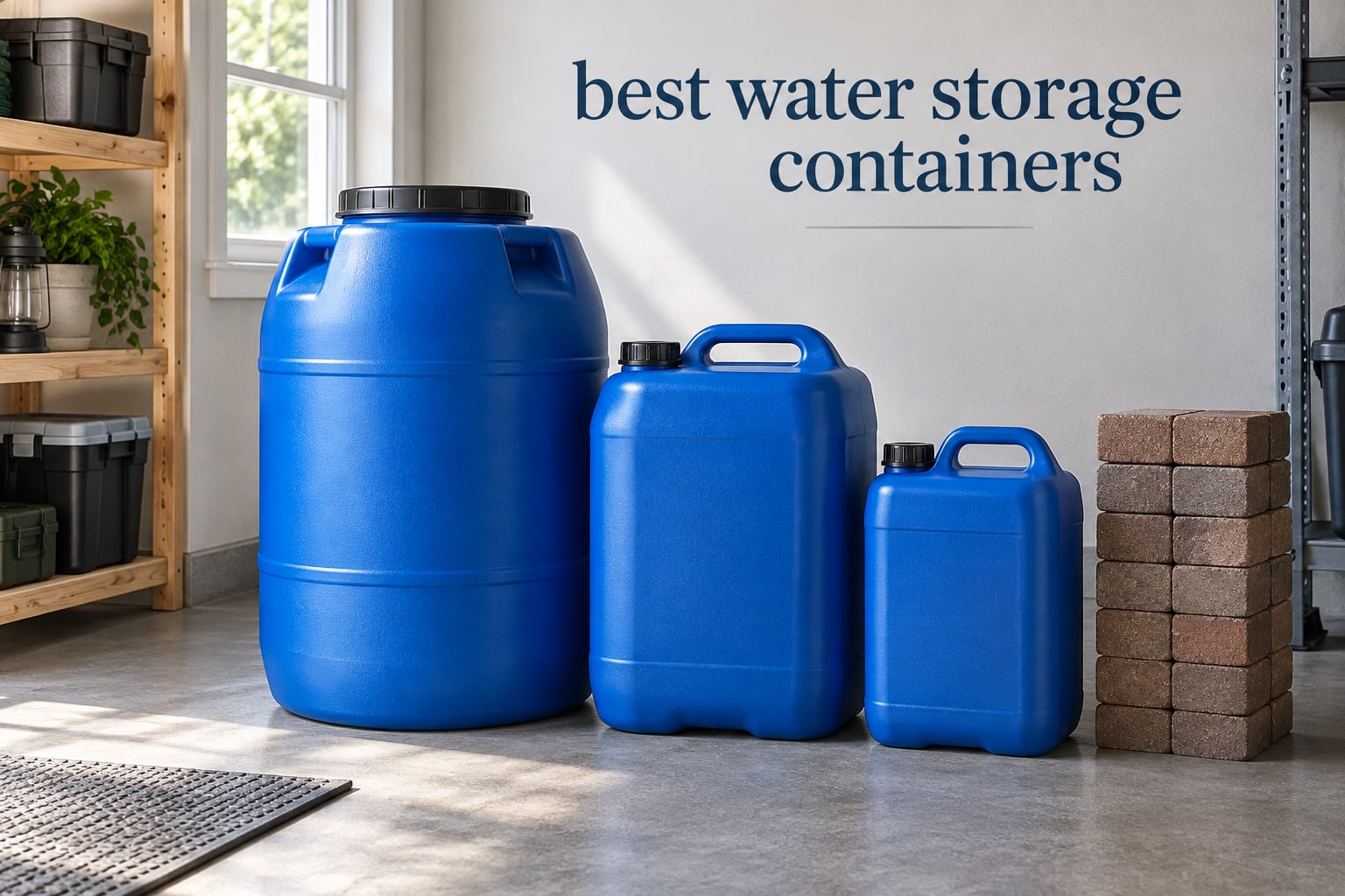 best water storage containers