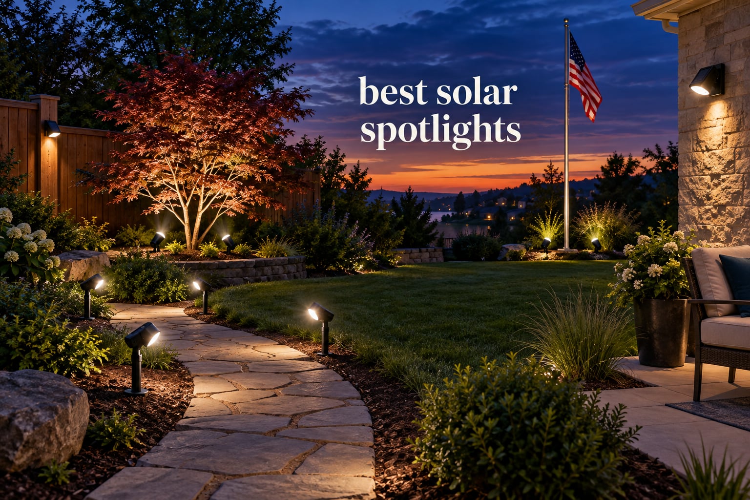 best solar spotlights