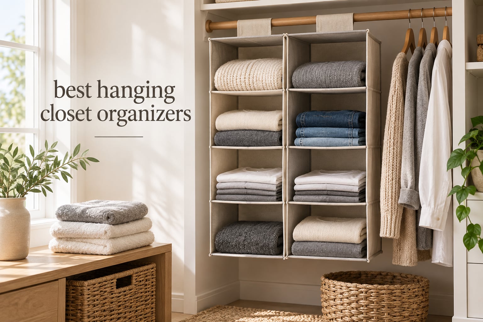 best hanging closet organizers