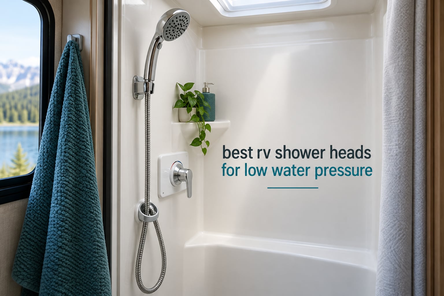 best rv shower heads for low water pressure