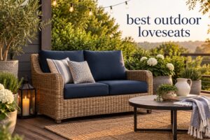 best outdoor loveseats