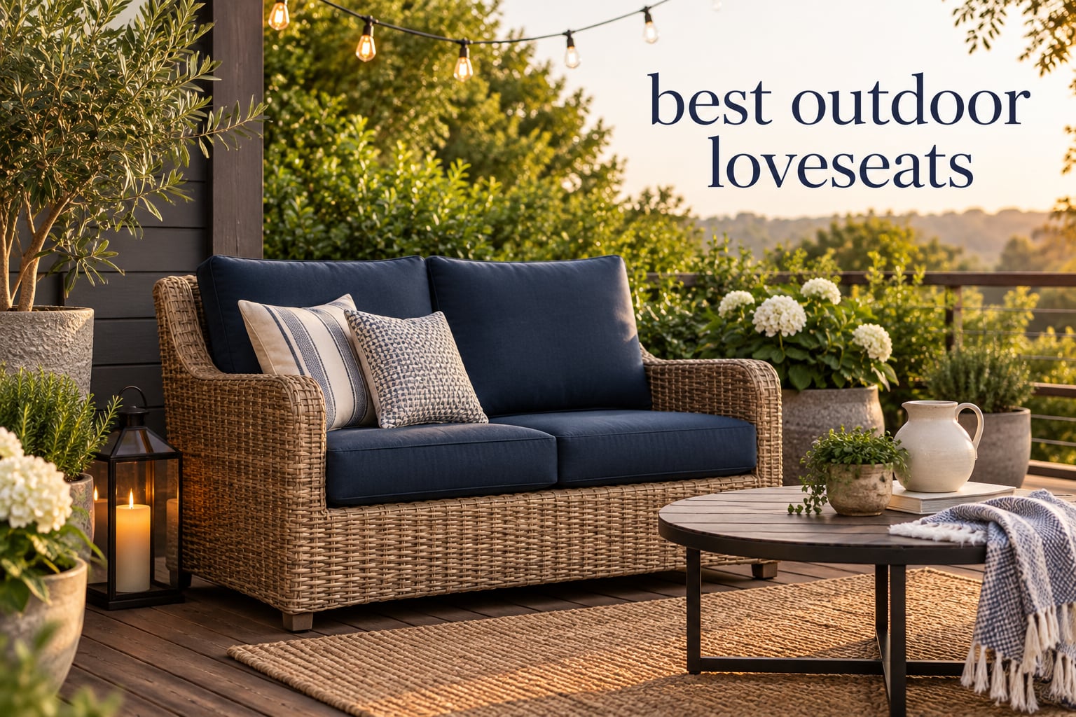 best outdoor loveseats