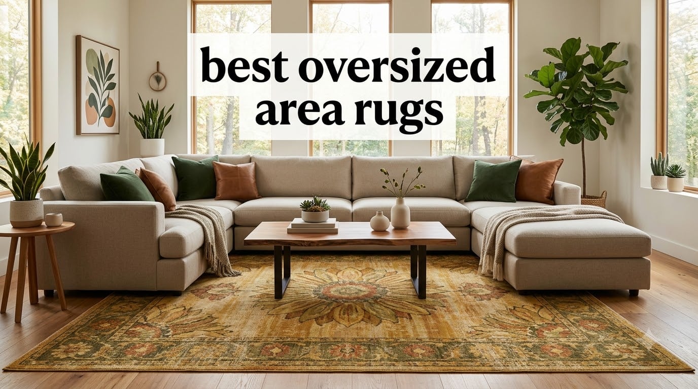 best oversized area rugs