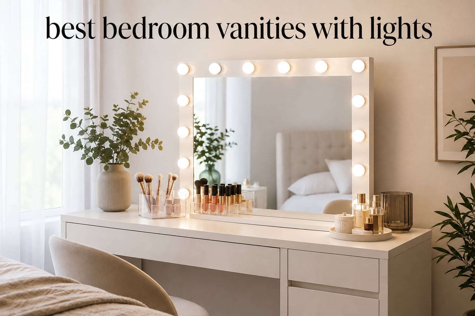 best bedroom vanities with lights