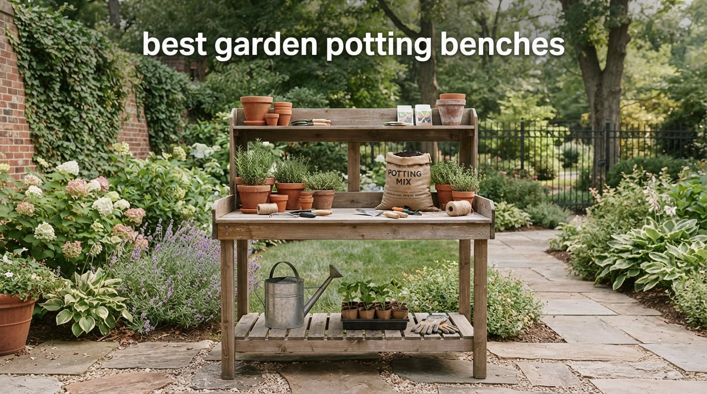 best garden potting benches