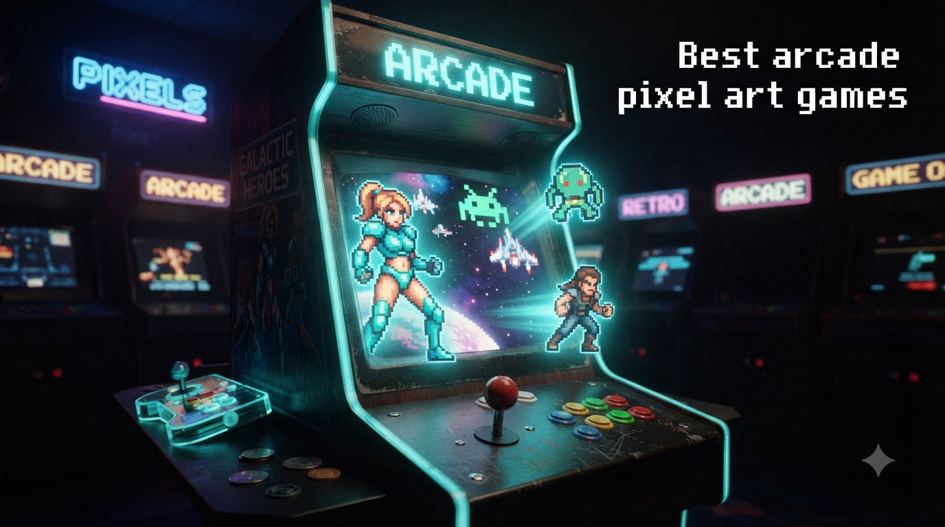 Best arcade pixel art games