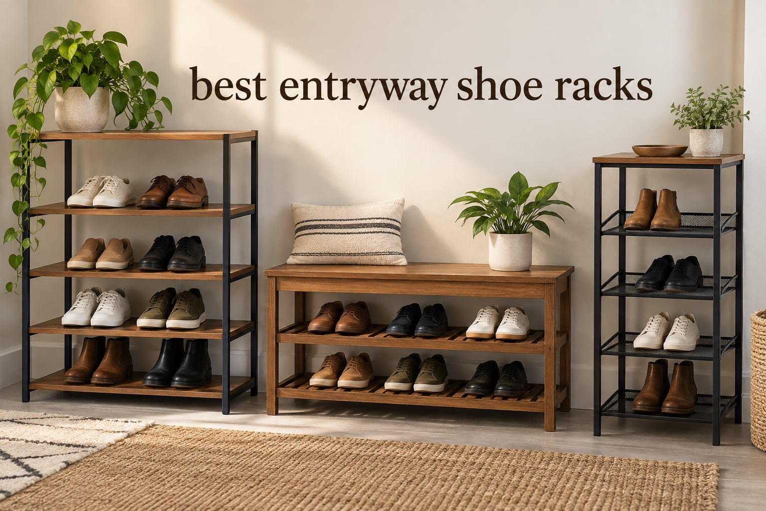 best entryway shoe racks