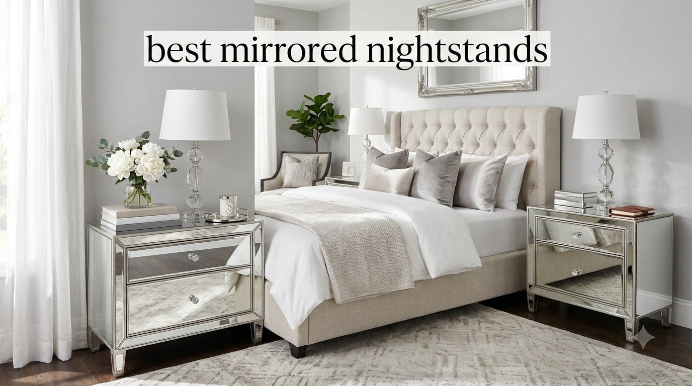 best mirrored nightstands