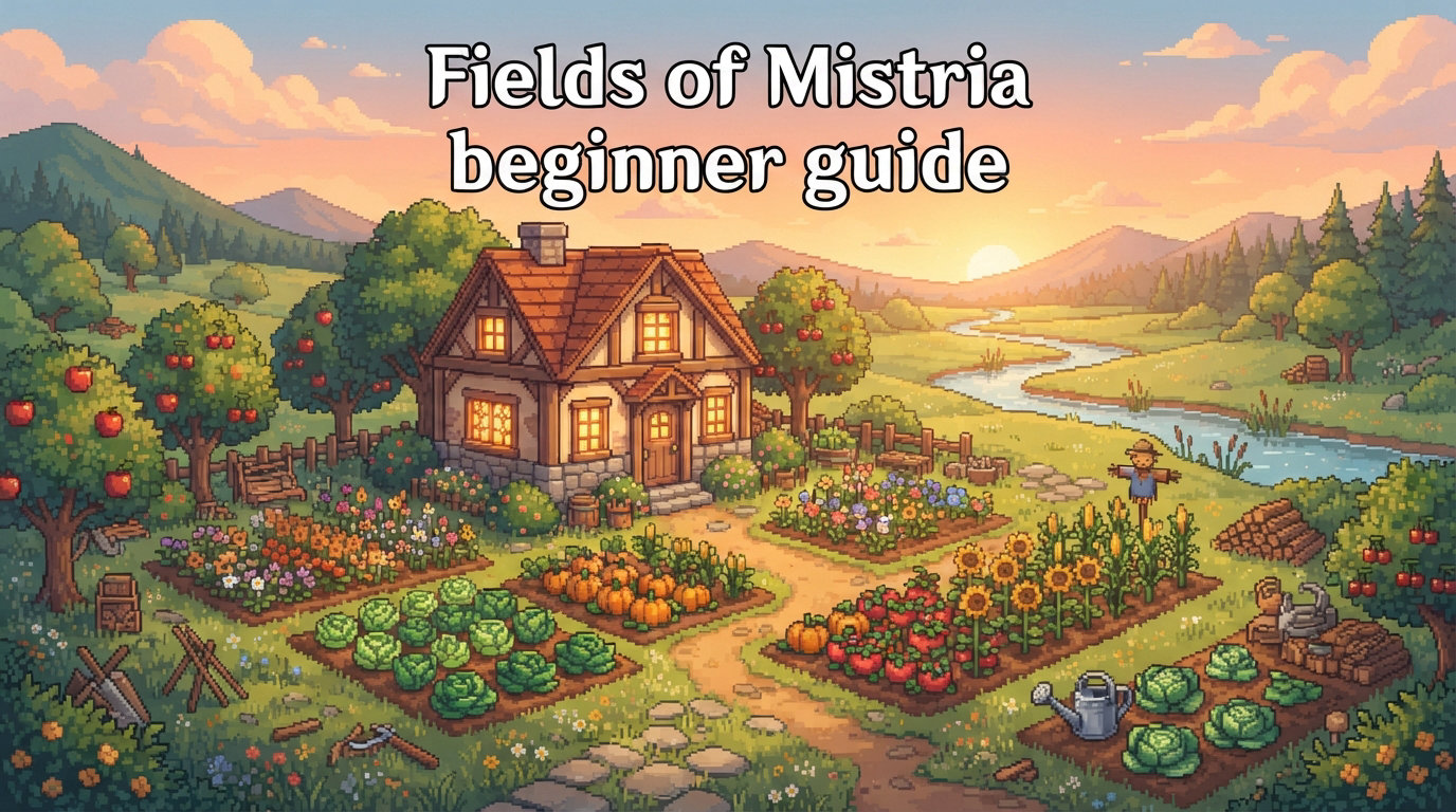 Fields of Mistria beginner guide
