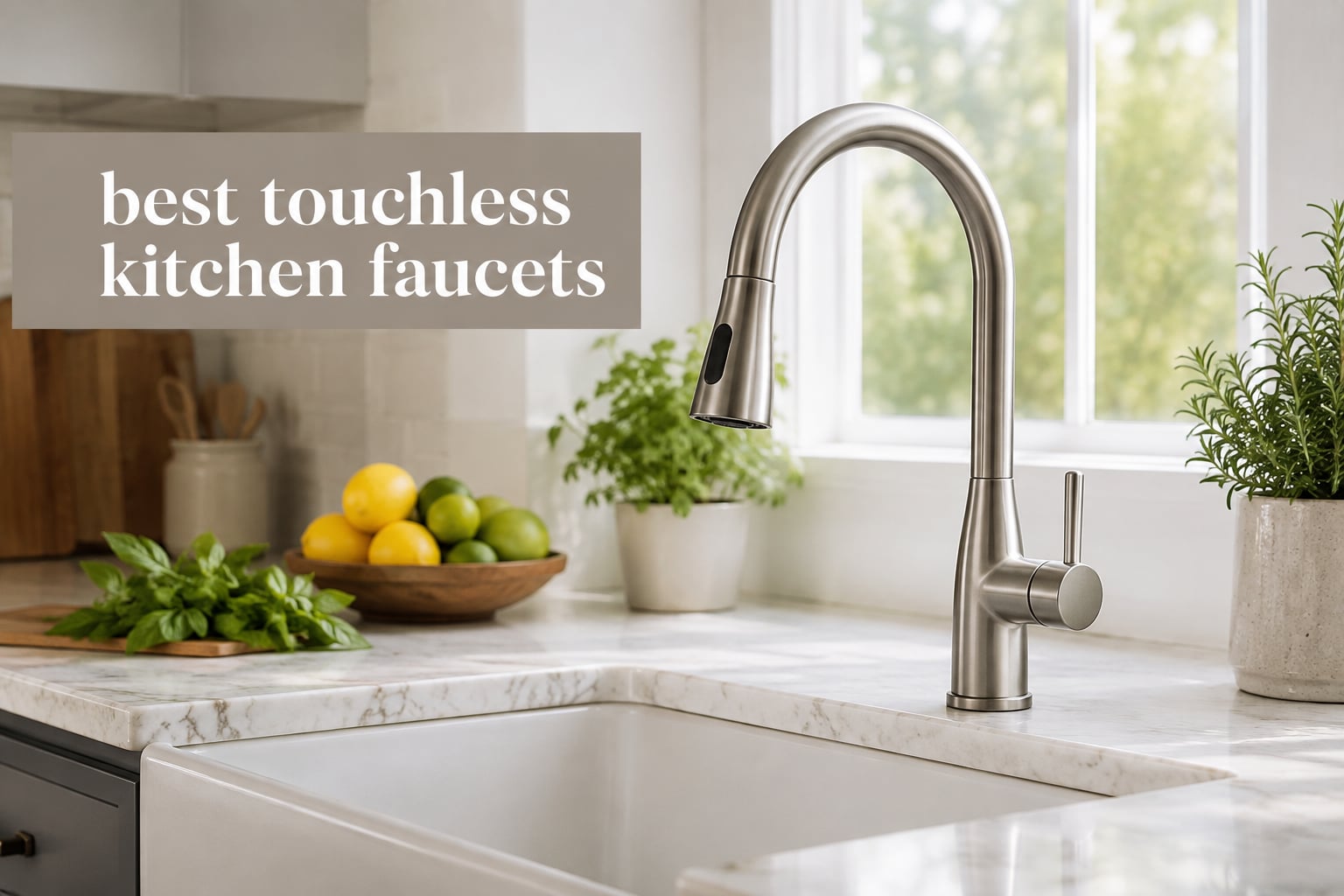 best touchless kitchen faucets