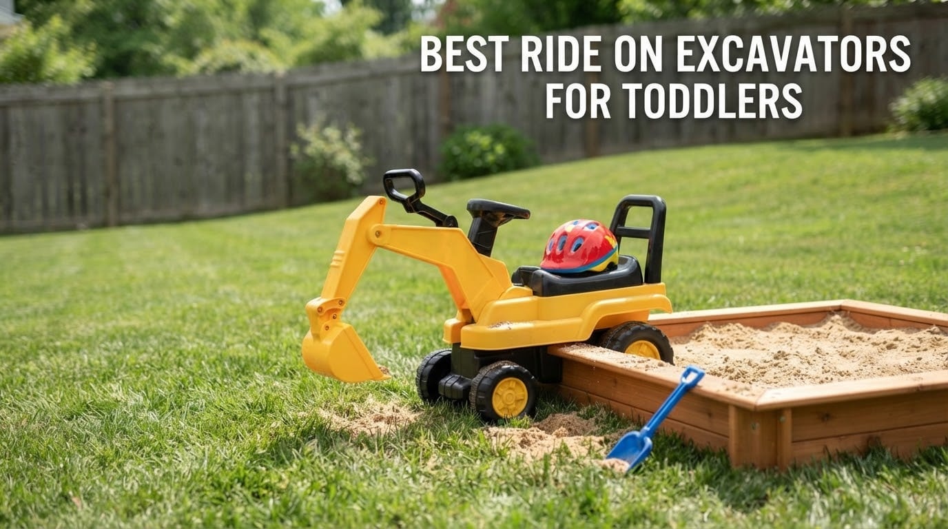 best ride on excavators for toddlers