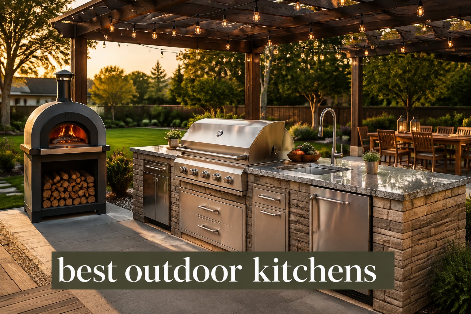 best outdoor kitchens