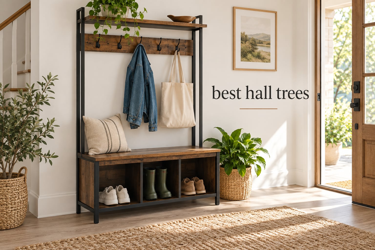 best hall trees