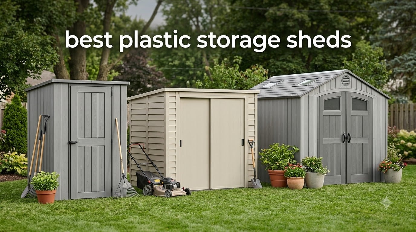 best plastic storage sheds