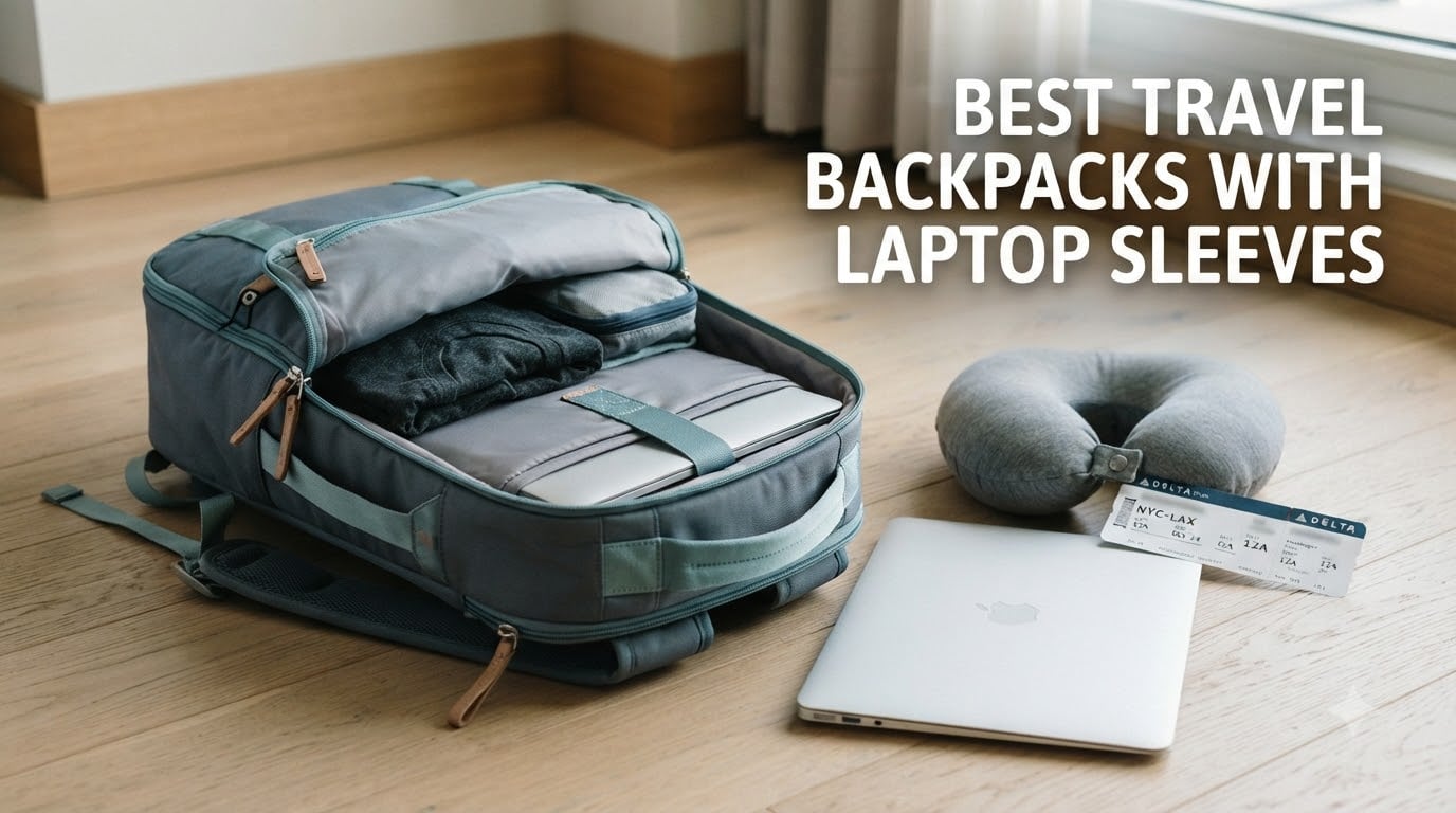 best travel backpacks with laptop sleeves