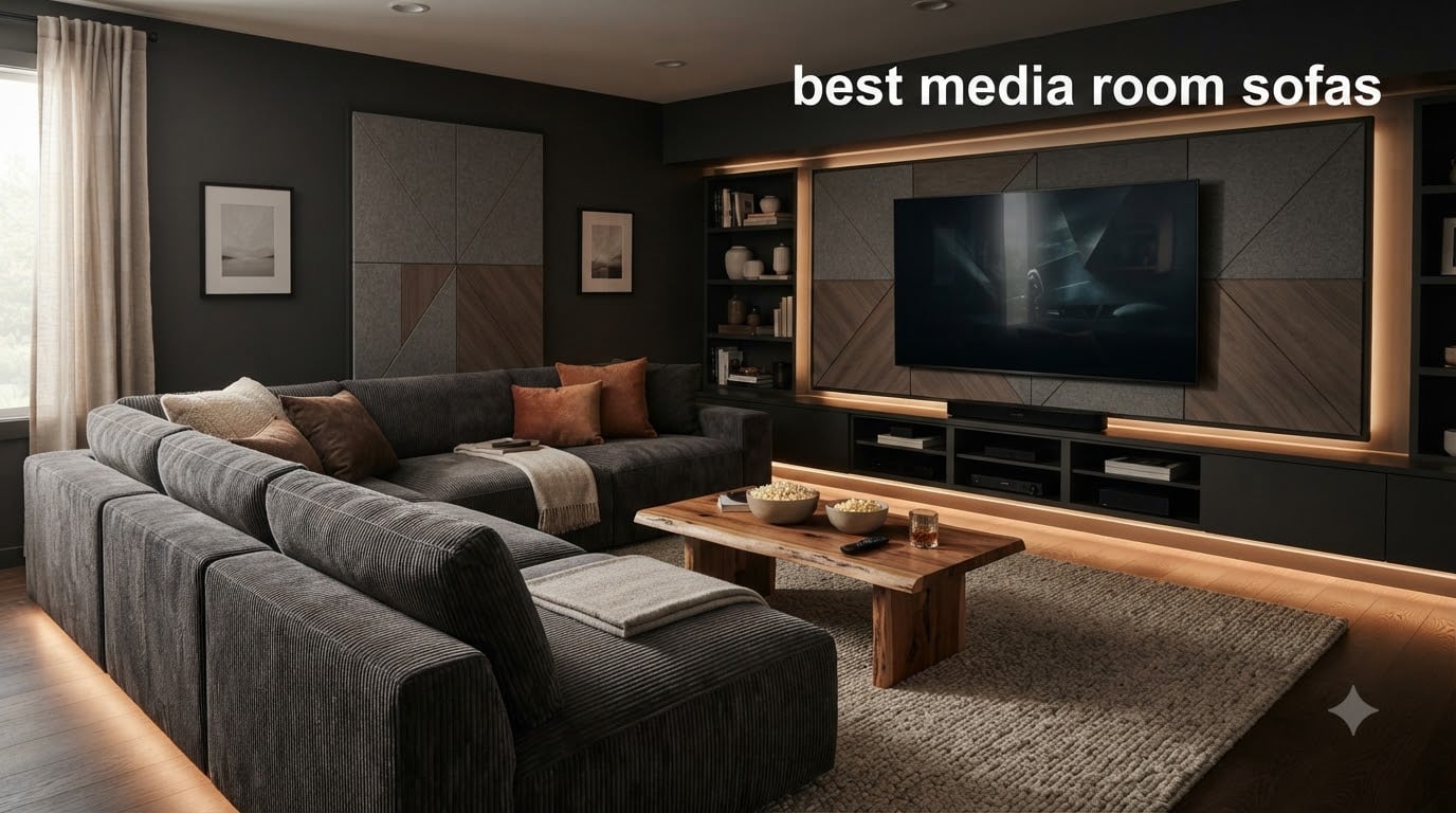 best media room sofas