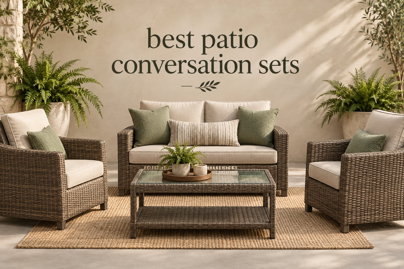 best patio conversation sets