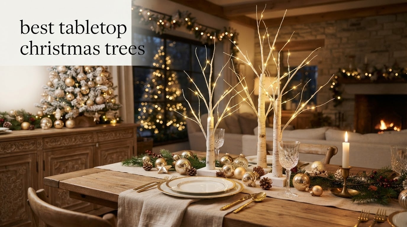 best tabletop christmas trees