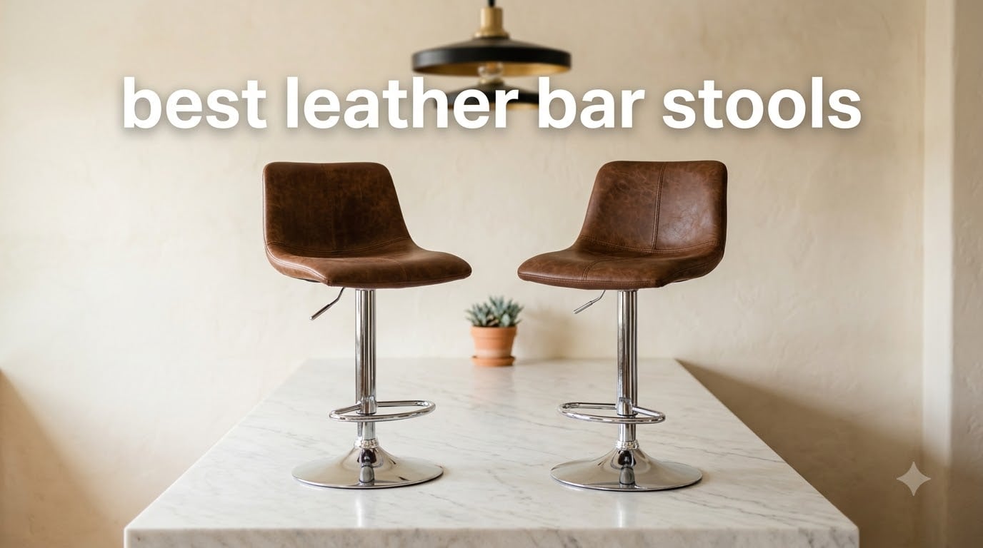 best leather bar stools