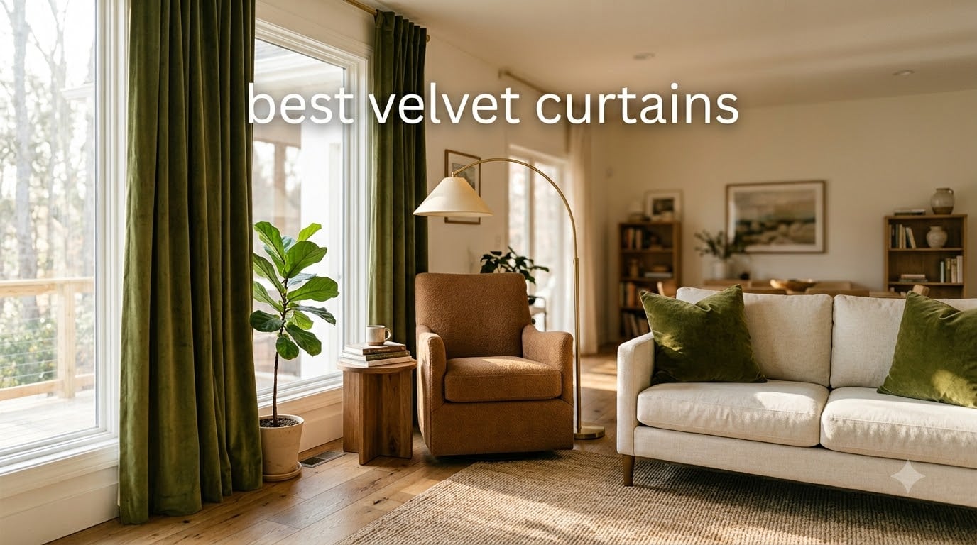 best velvet curtains