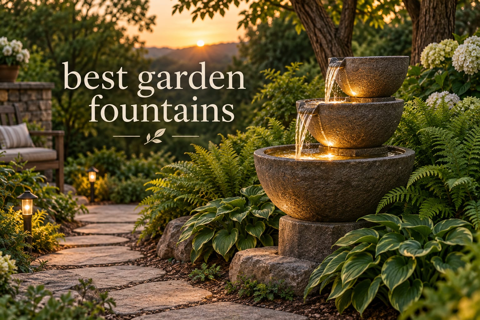 best garden fountains
