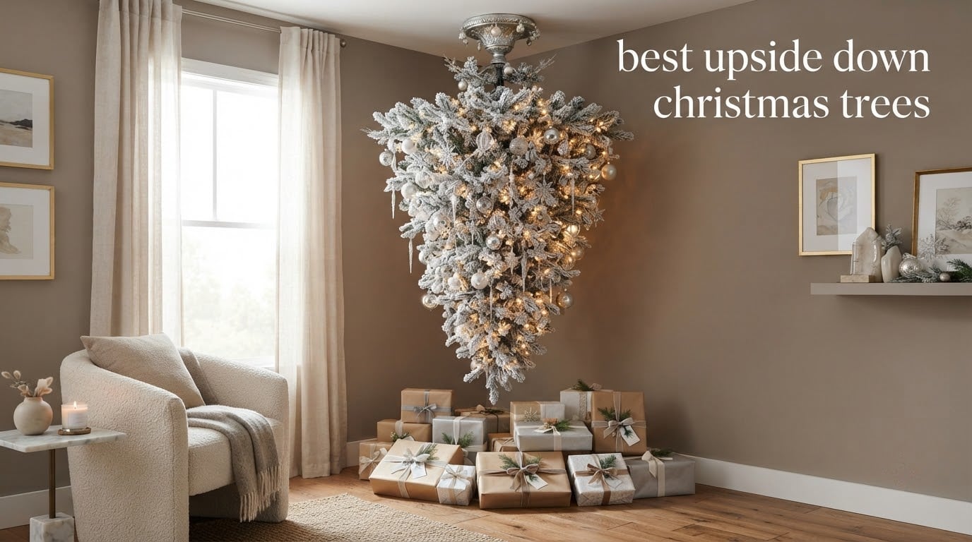 best upside down christmas trees