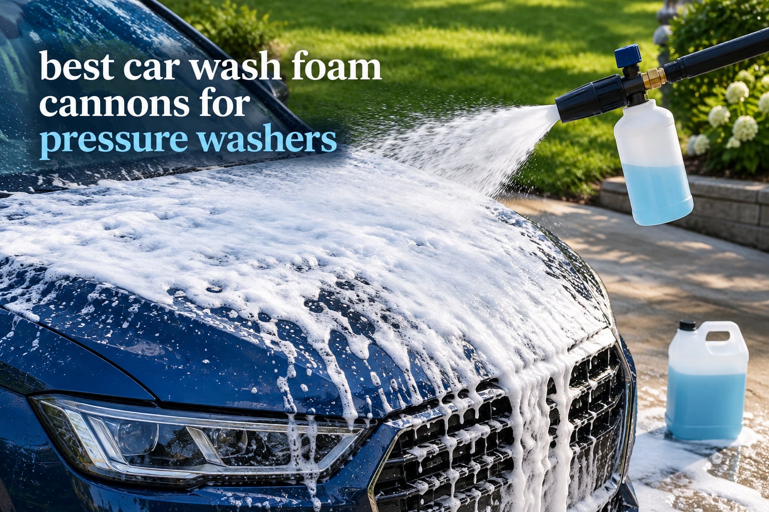 best car wash foam cannons for pressure washers