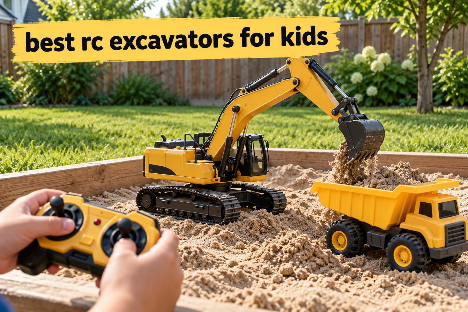 best rc excavators for kids