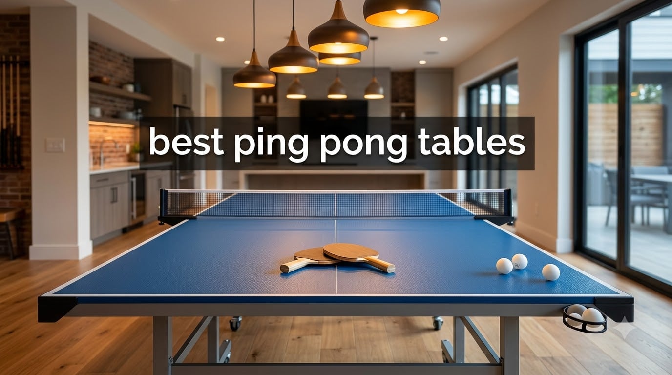 best ping pong tables