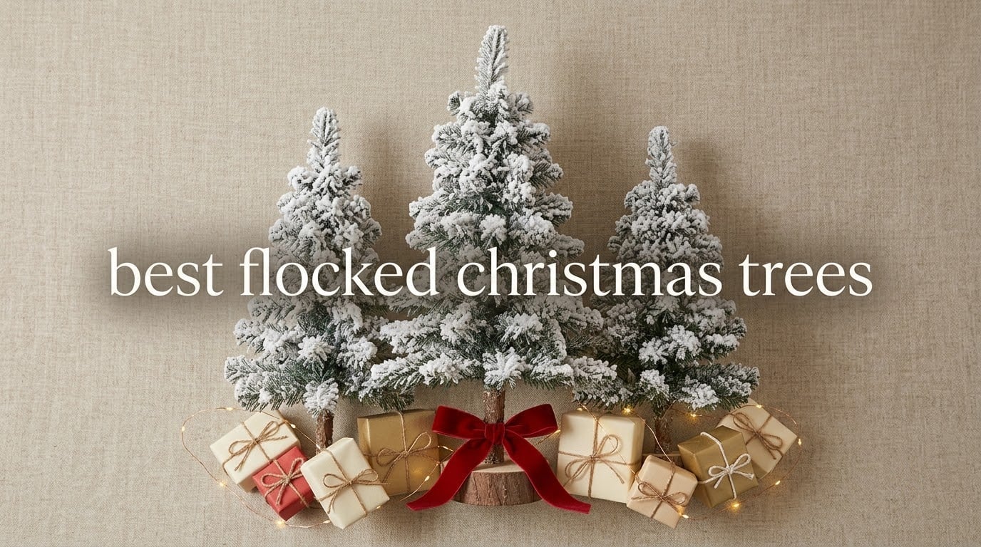 best flocked christmas trees