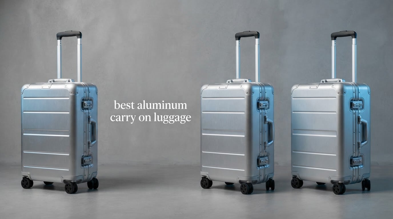 best aluminum carry on luggage