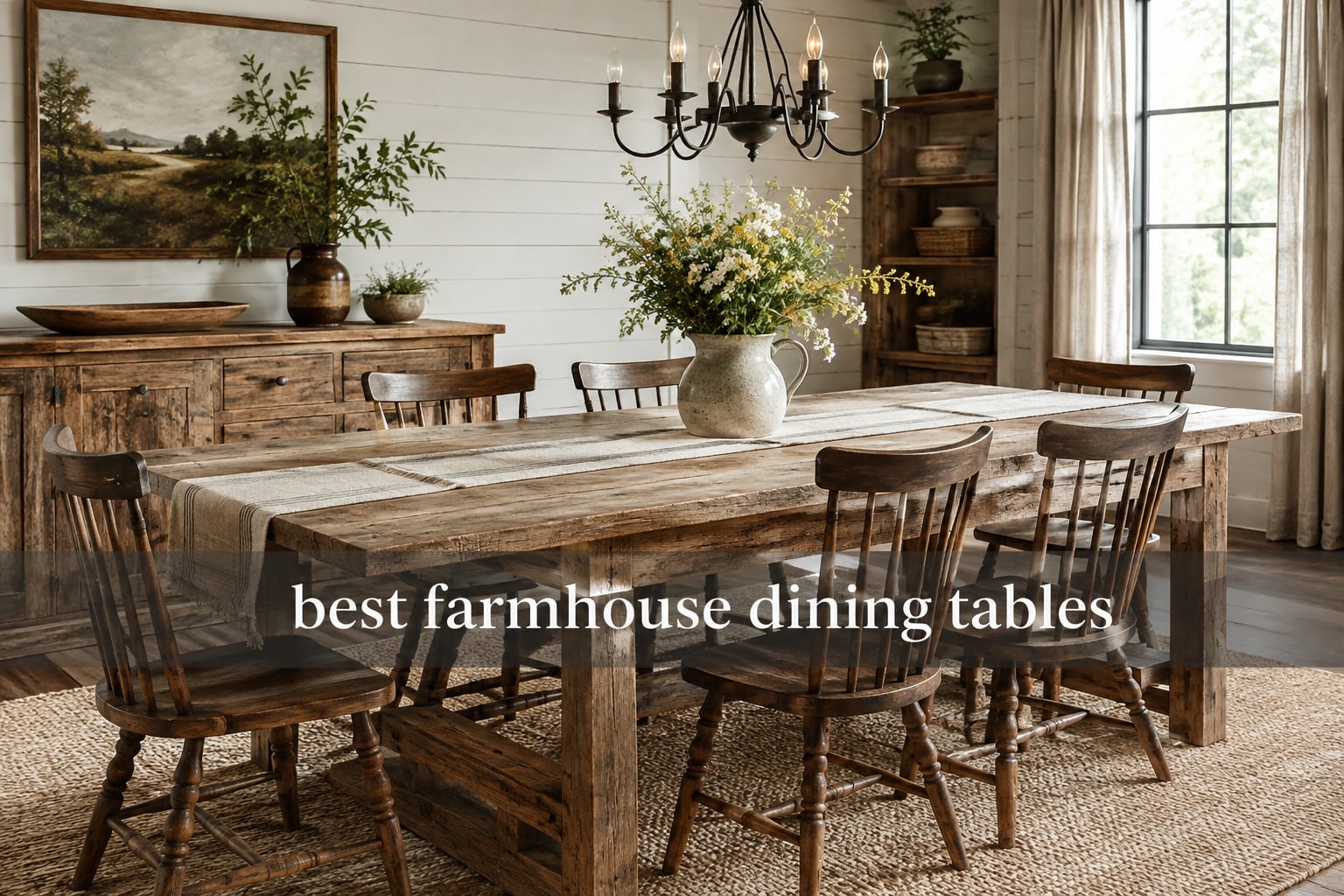 best farmhouse dining tables