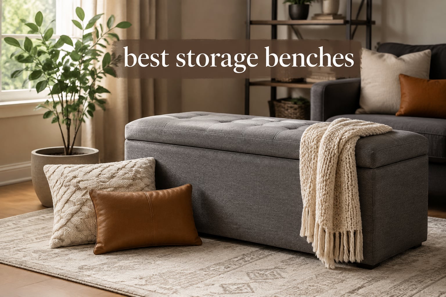 best storage benches
