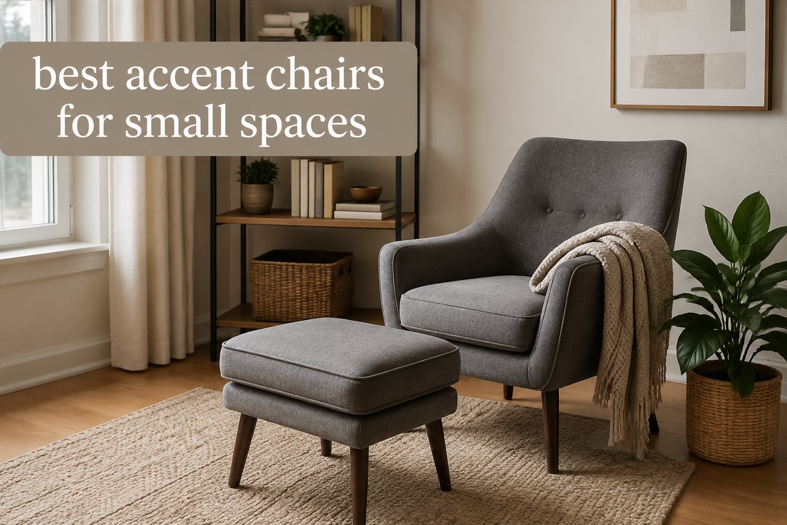 best accent chairs for small spaces