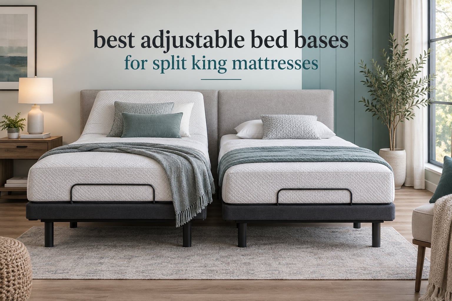 best adjustable bed bases for split king mattresses