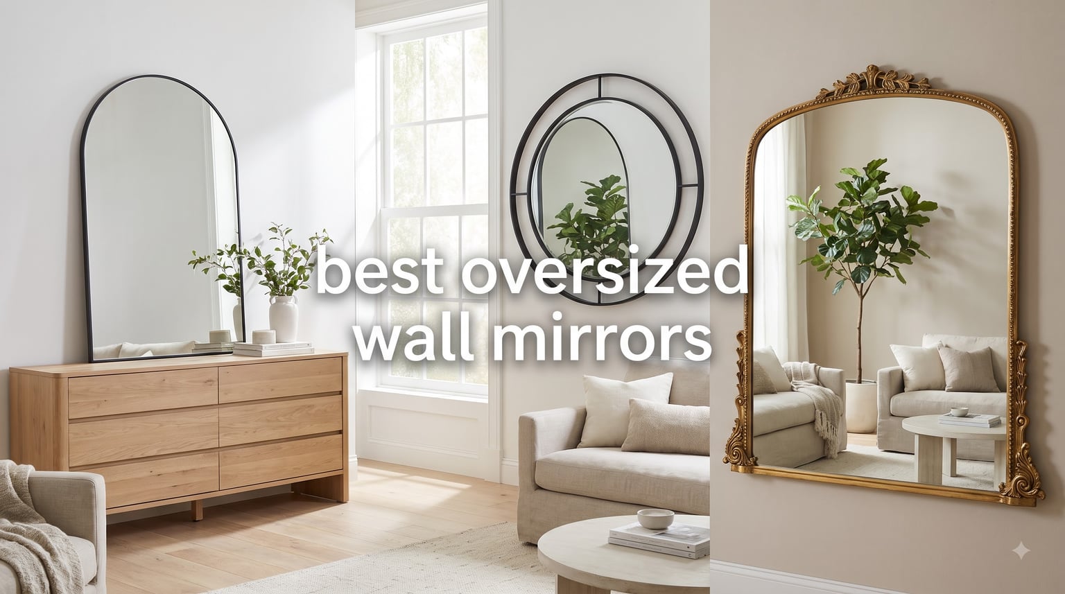 best oversized wall mirrors