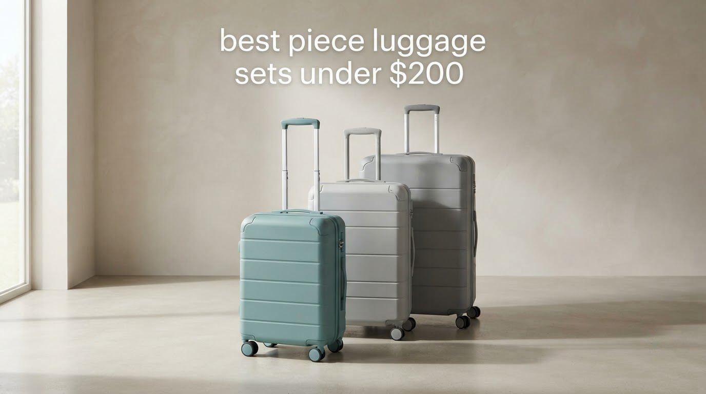 best 3 piece luggage sets under $200