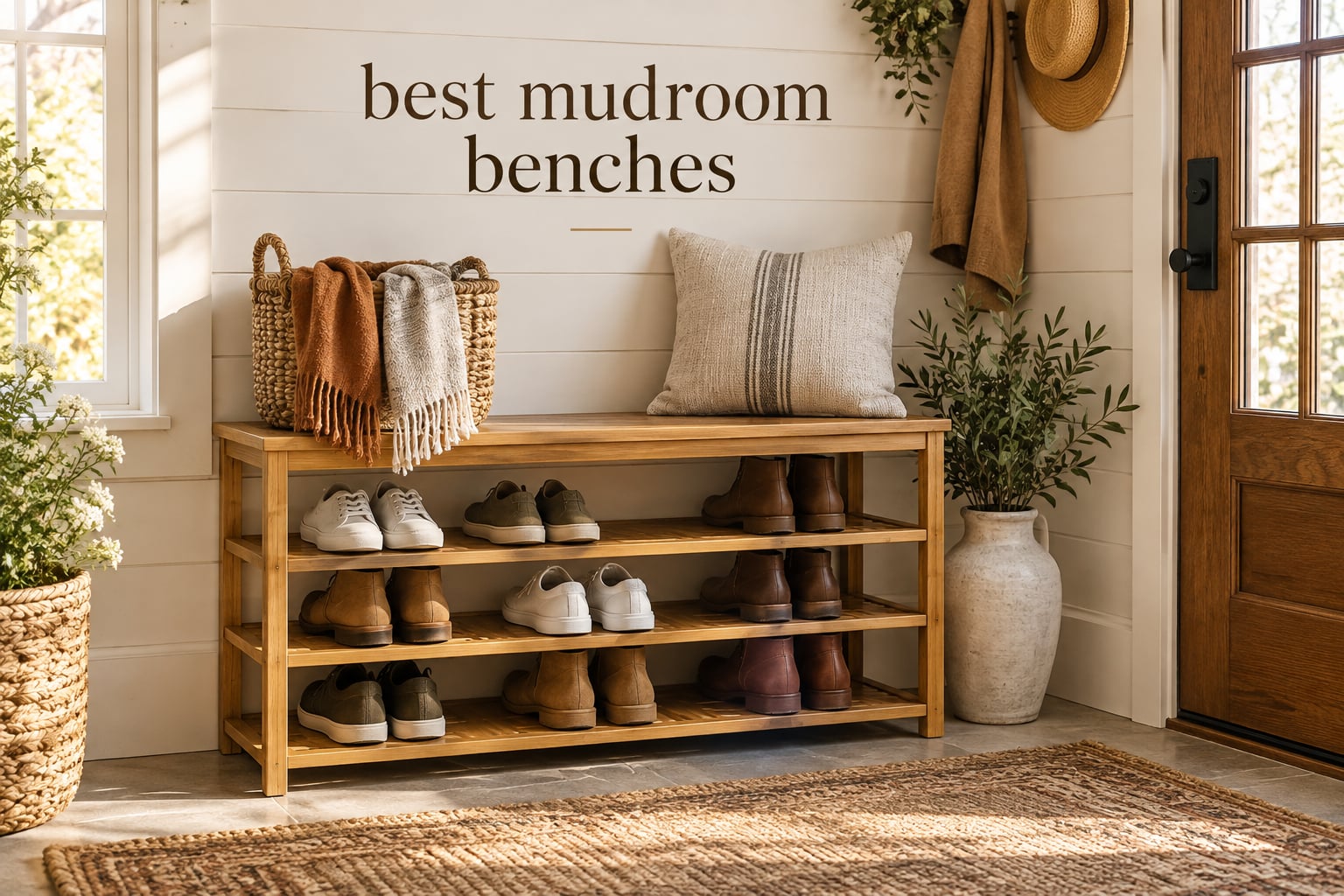 best mudroom benches