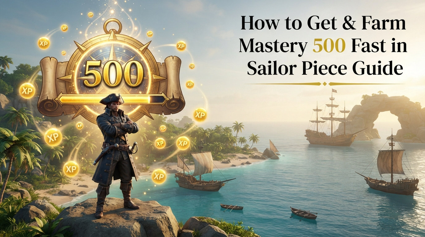 How to Get & Farm Mastery 500 Fast in Sailor Piece Guide