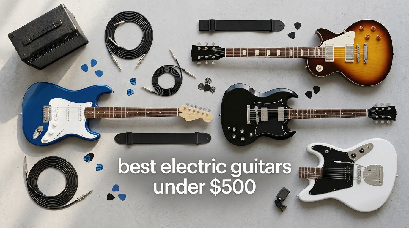 best electric guitars under $500