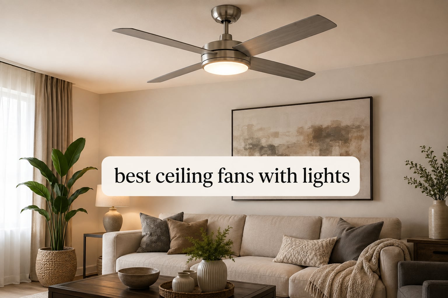 best ceiling fans with lights