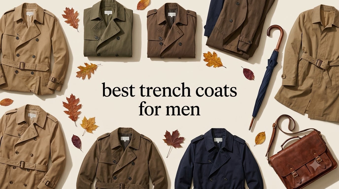 best trench coats for men