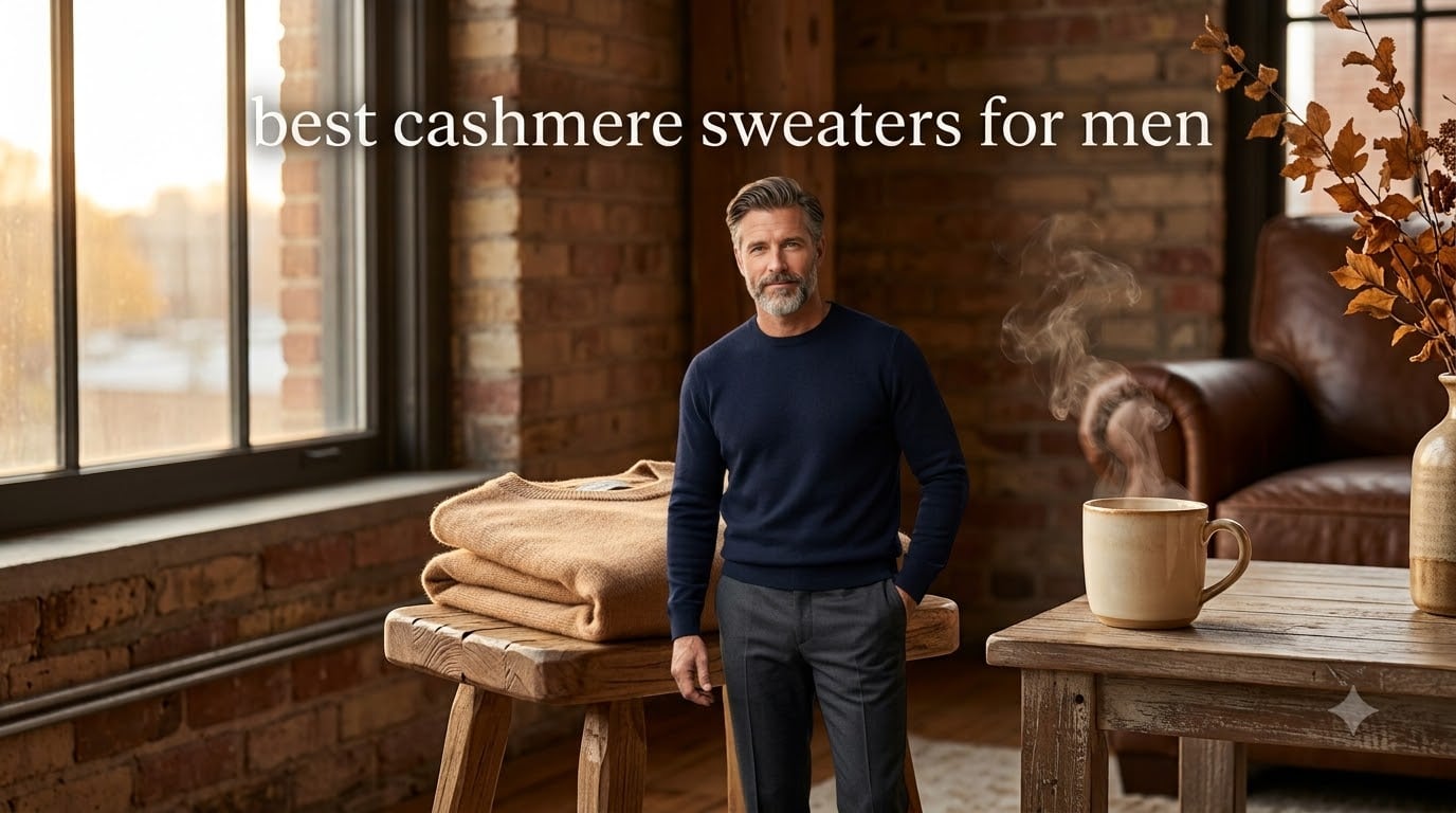 best cashmere sweaters for men