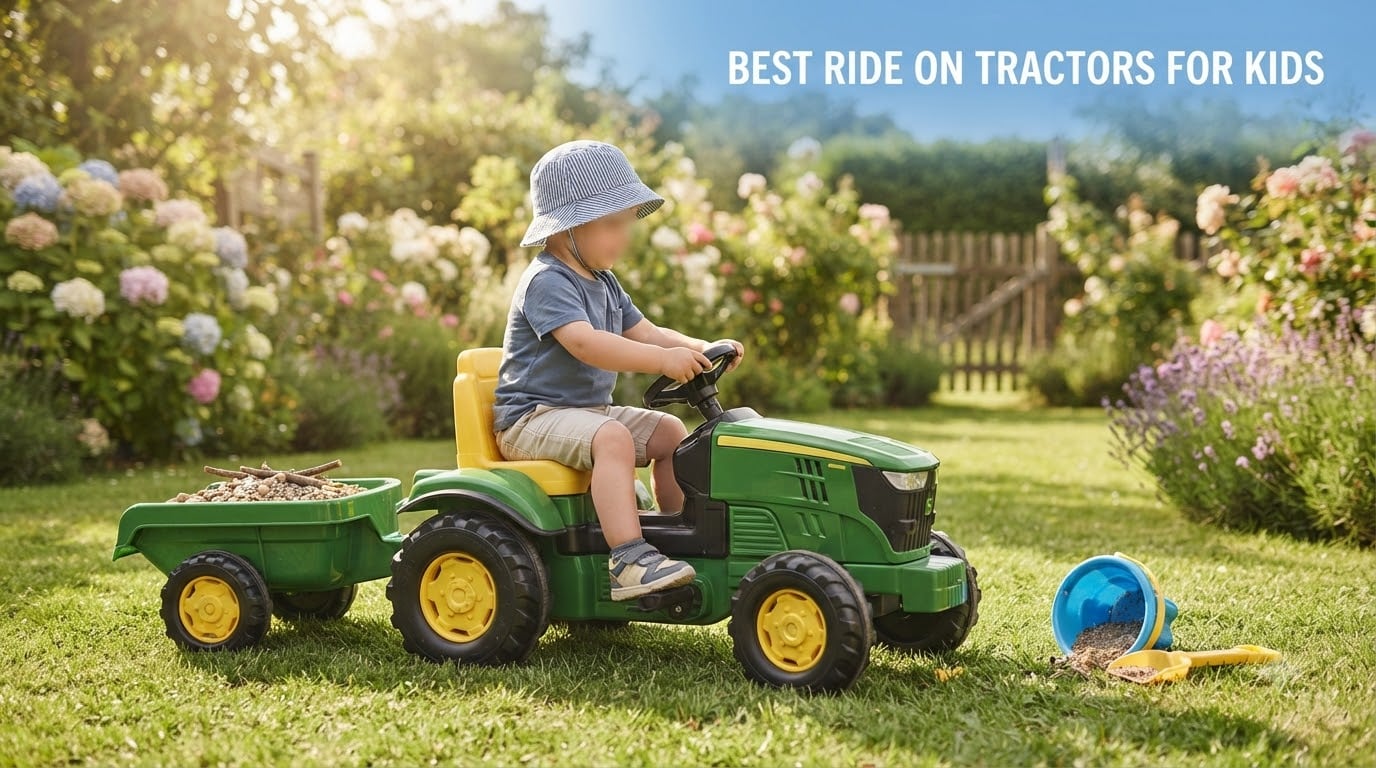 best ride on tractors for kids