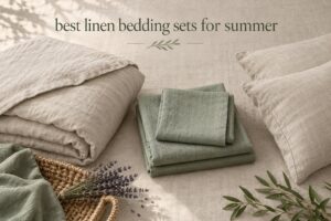 best linen bedding sets for summer