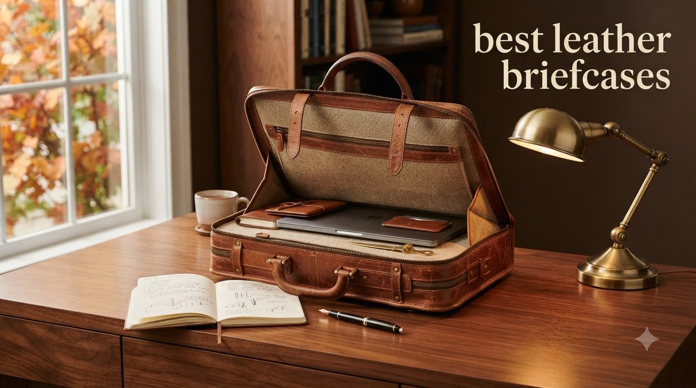 best leather briefcases