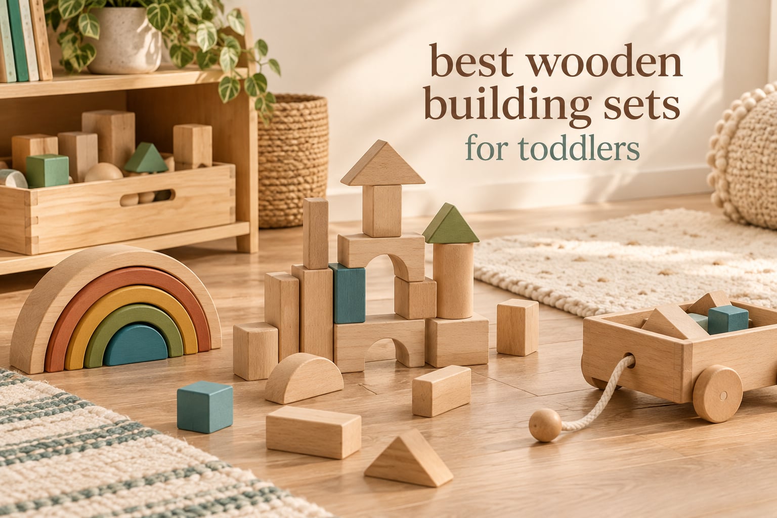 best wooden building sets for toddlers