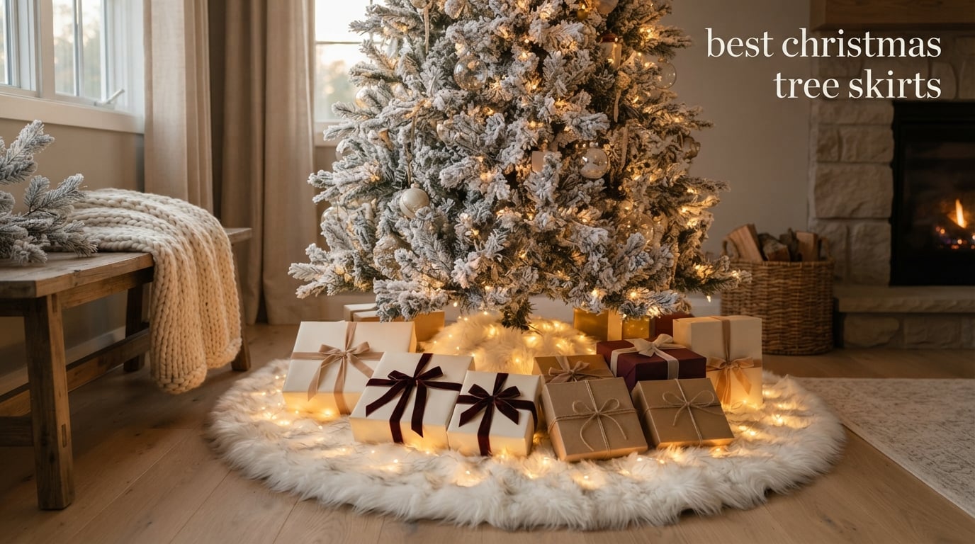 best christmas tree skirts