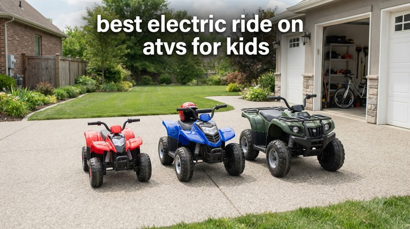best electric ride on atvs for kids